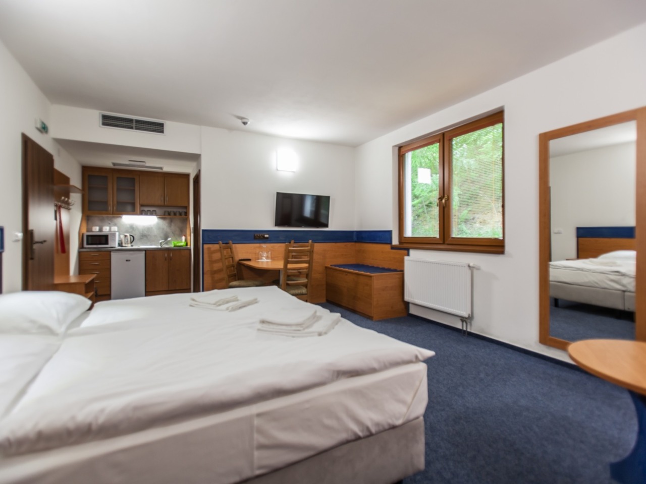 Ubytování v hotelovém domě Kaskáda v Hotelu Kurdějov