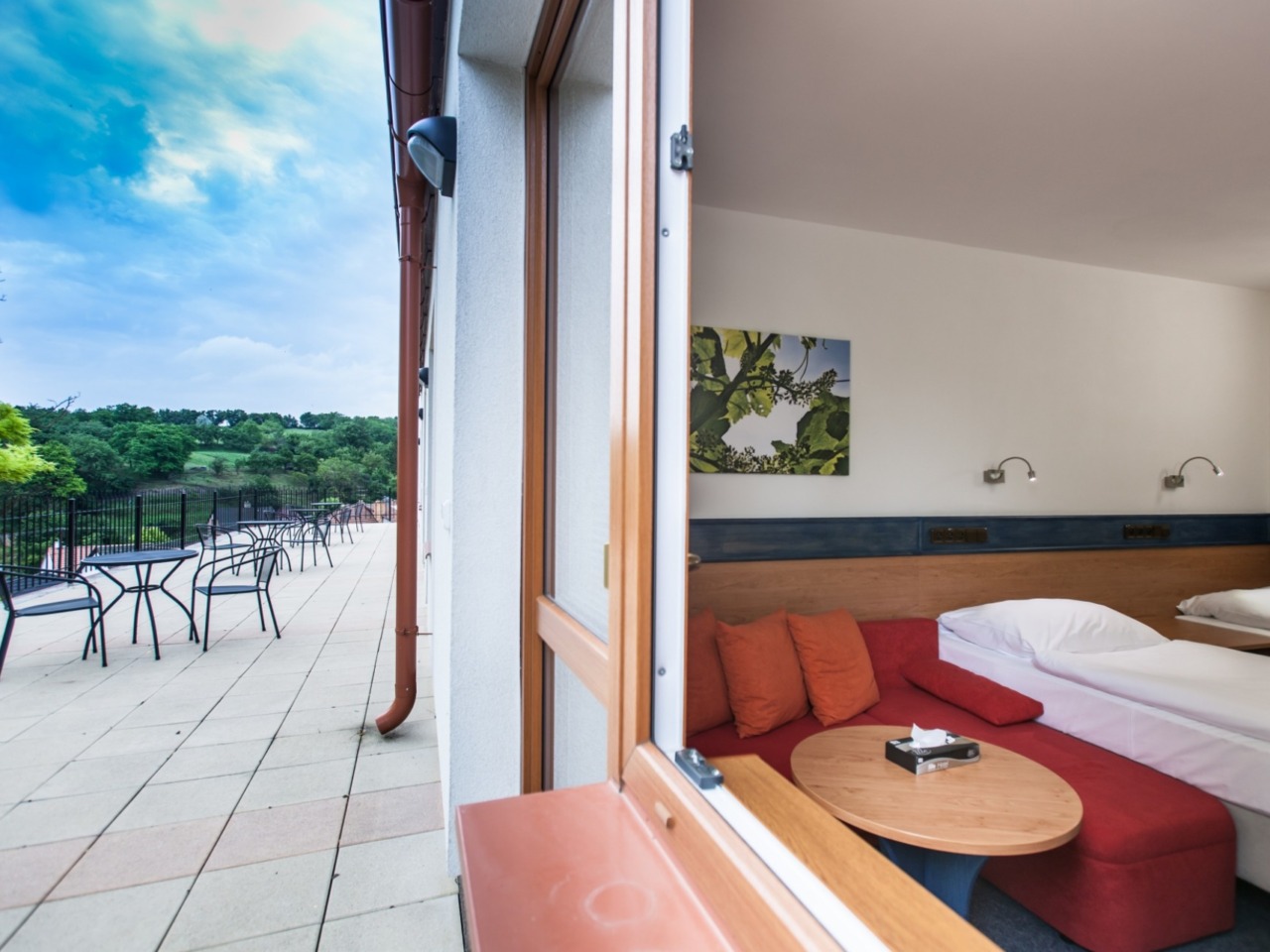 Ubytování v hotelovém domě Vinař v Hotelu Kurdějov