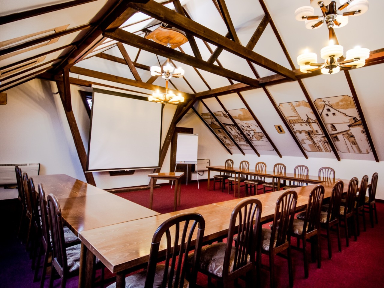 Školící sál T1 v Art Wine Hall v Hotelu Kurdějov